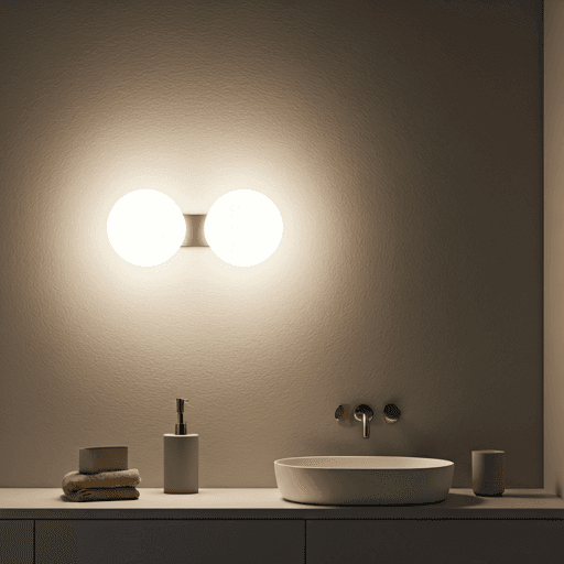 Bathroom lighting temperature