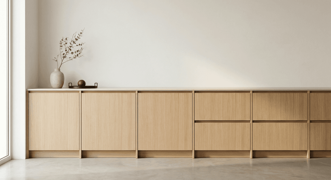 Engineered wood cabinetry