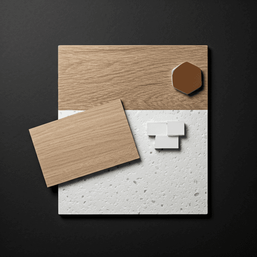 Material flat lay