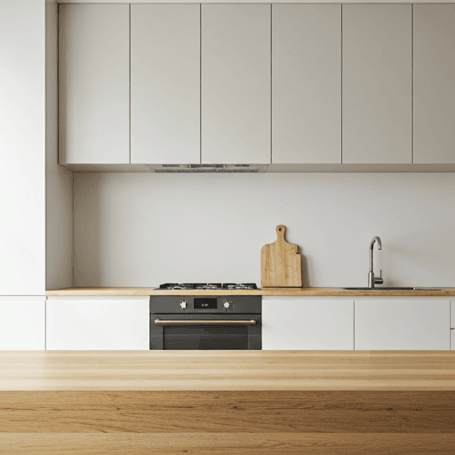 Bright spacious kitchen design