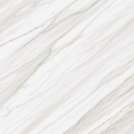 Calacatta marble tile sample.