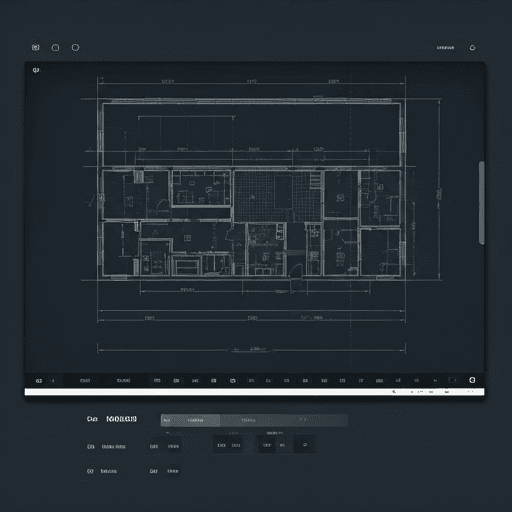 Technical floor plan preview